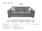 2028 Grey Sofa with pillows