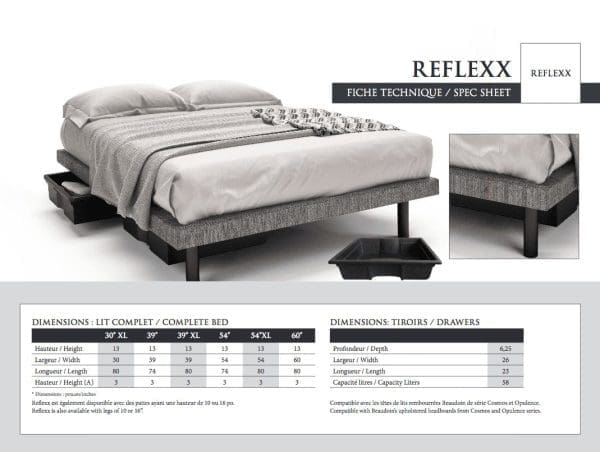 reflexx spec sheet