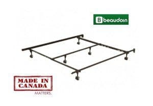 heavy duty metal bed frame for box springs assembled