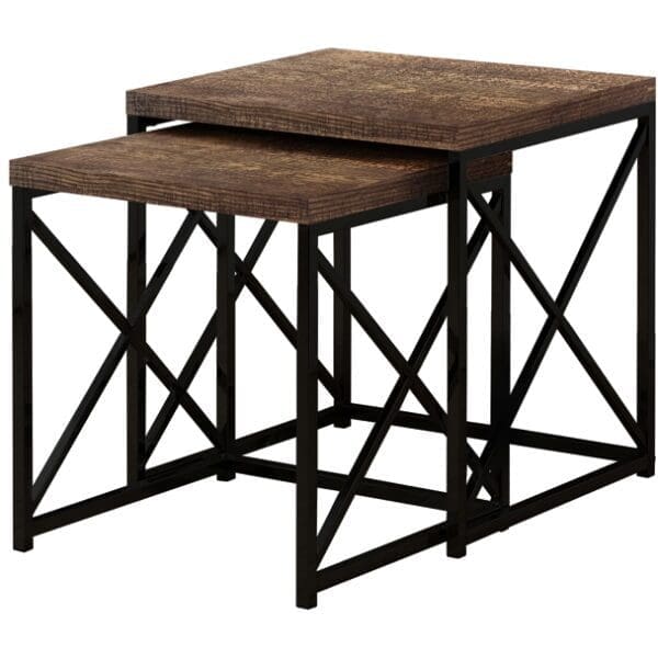 nesting tables - brown:black 2