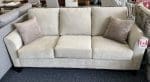 2309 solid wood, cream sofa