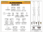 Information sheet for 3A Alessandra sectional by Decor-Rest