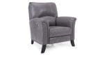 3450 manual or power kick back leather chair in grey