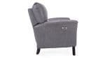 3450 kick back leather chair in grey top grain