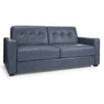 Dark blue real leather transformer by decor-rest