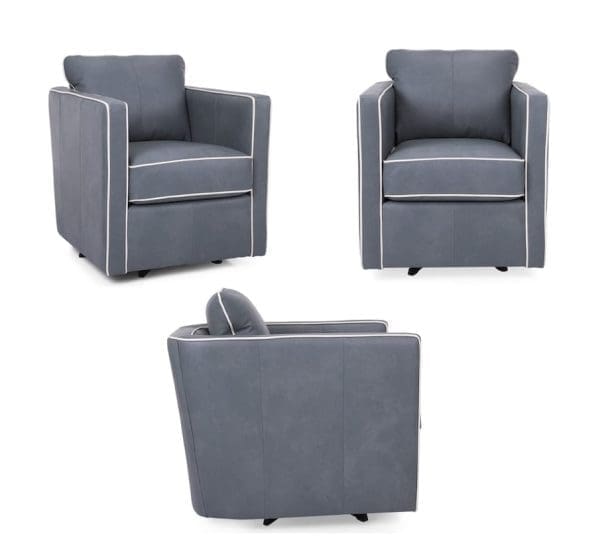 3050 leather swivel chair