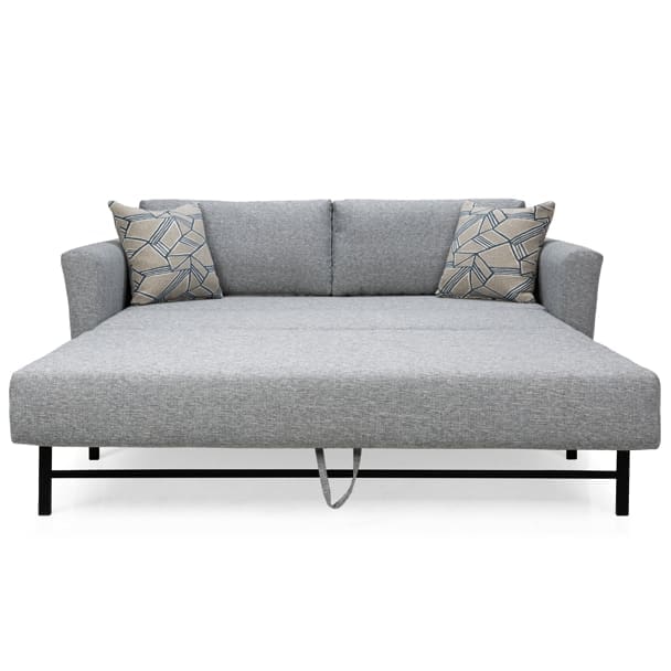 open sofa be din grey fabric