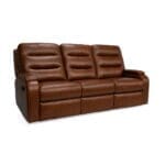 M38510P front brown leather recliner sofa