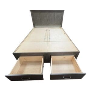 box storage bed with without a mattress