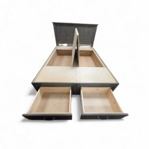 1325 storage box bed open