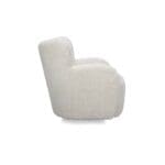 side view of cream swivel chair in style 2444